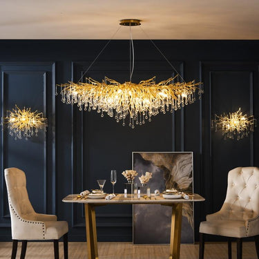 Branch Tassel Crystal Chandelier